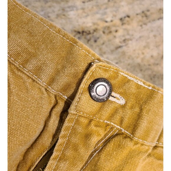 Vintage Bugle Boy Special Issue Industrial Men Size 36L Tan Tapered Jeans - Picture 12 of 16